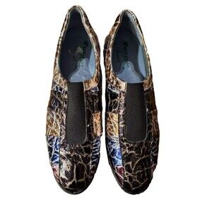 Helle Romu’s Comfort Mulit‎ Colored Loafer Slip On Shoes Sz 40 Women